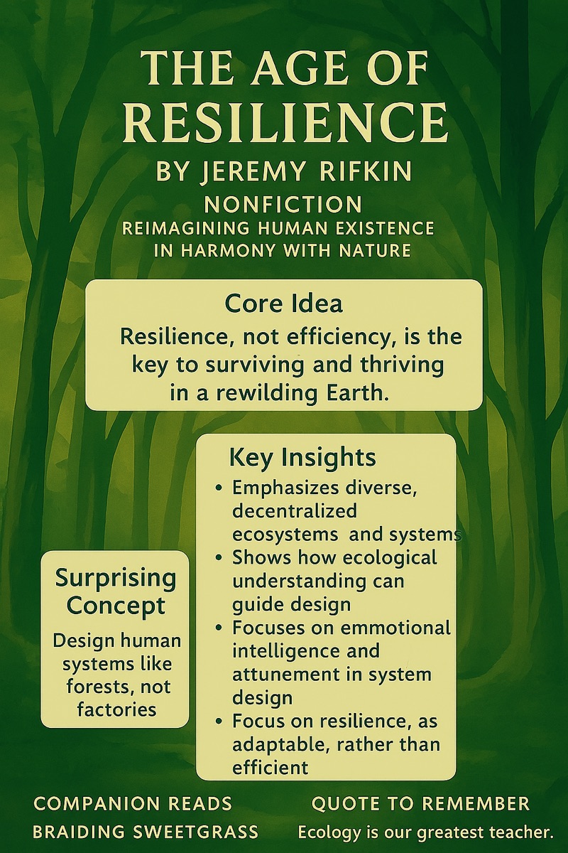 Book Review: The Age of Resilience by Jeremy Rifkin